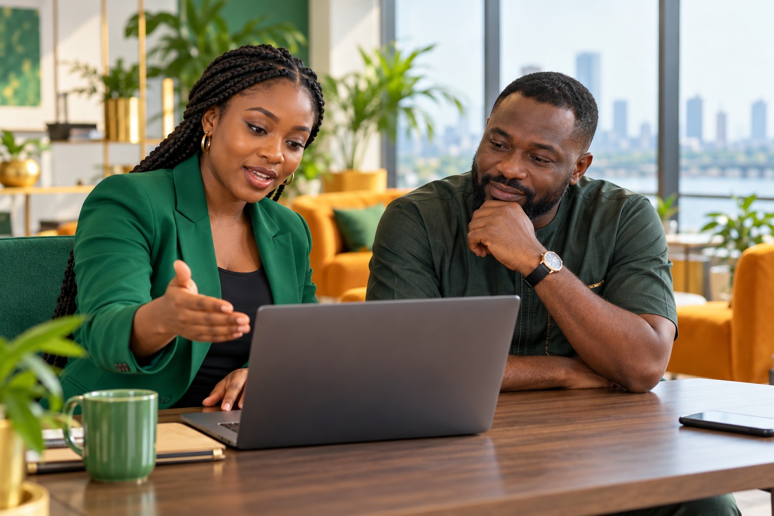 Illustrative business technology consultation