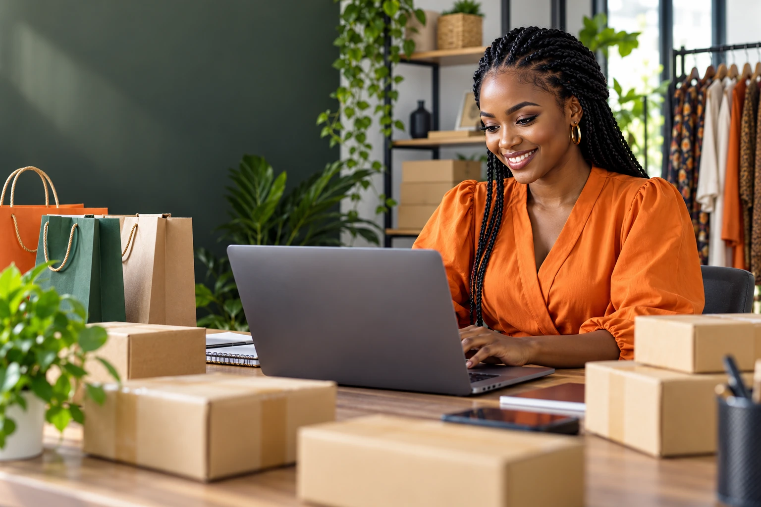 Illustrative e-commerce development photography